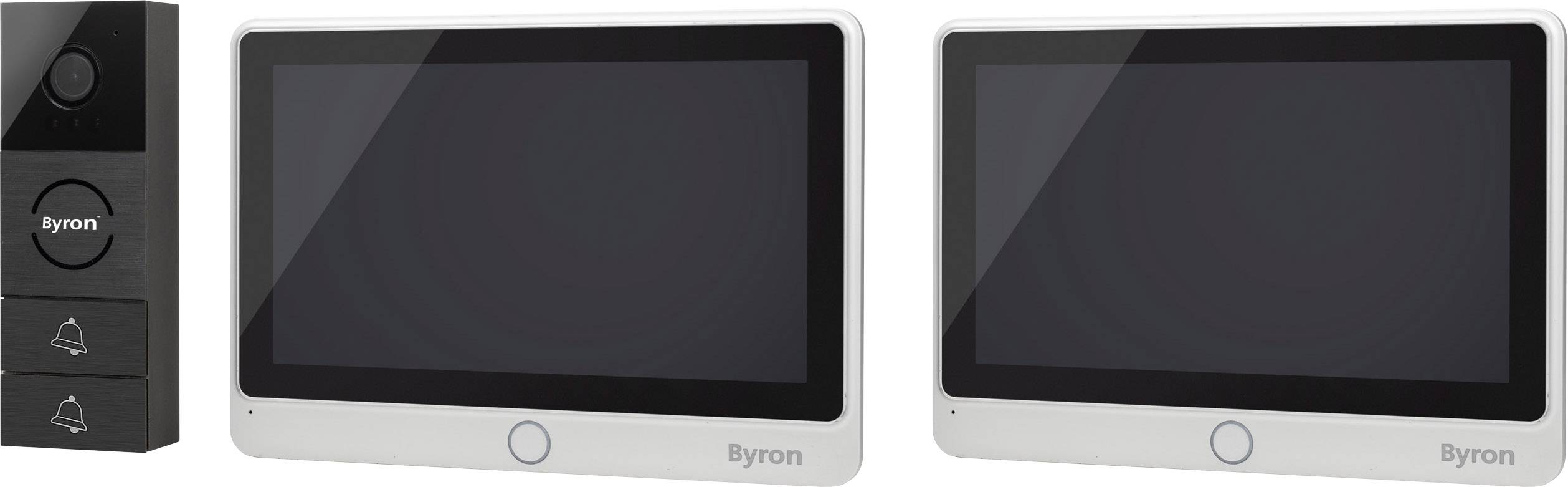 Byron Interphone vidéo filaire, 2 fils Set complet
