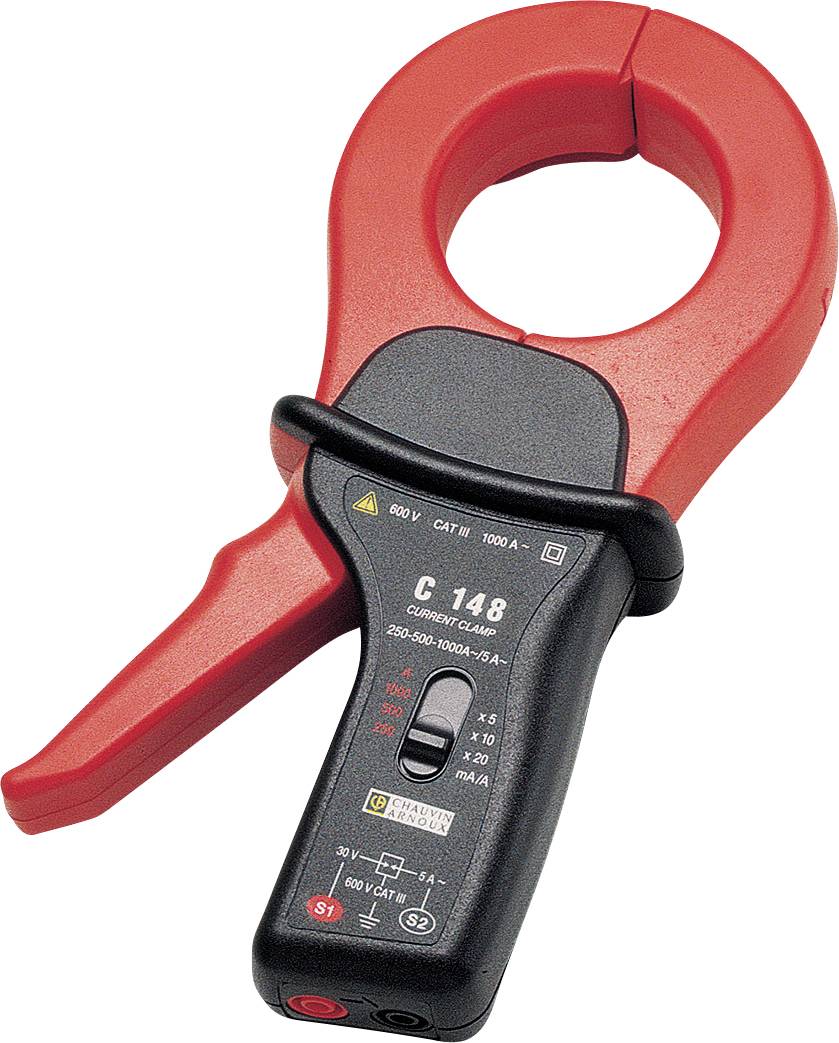 Chauvin Arnoux C148 Adaptateur de pince ampèremétrique Gamme de mesure A/AC: 1 - 1200 A