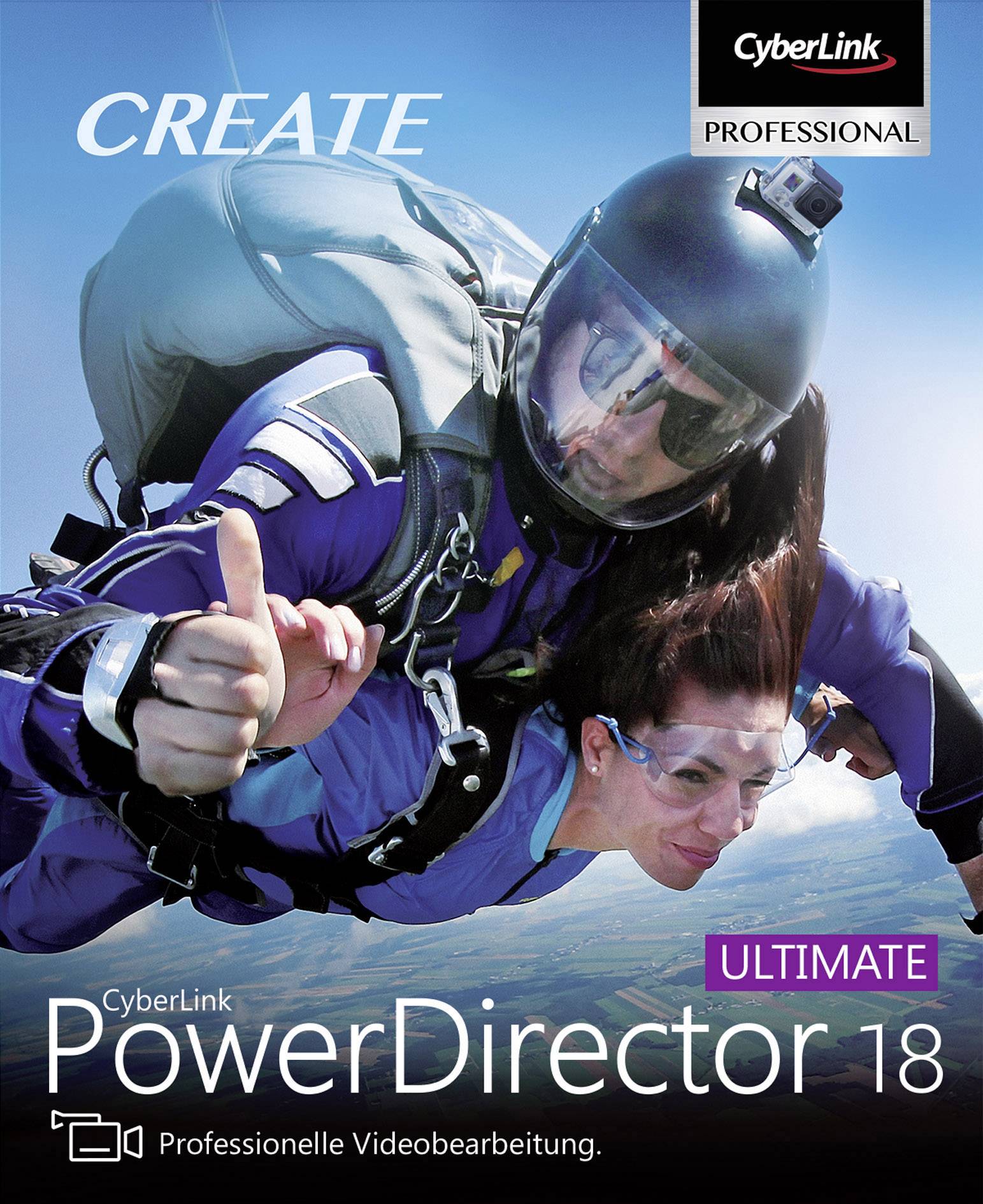 Cyberlink PowerDirector 18 Ultimate version complète, 1 licence Windows Montage vidéo