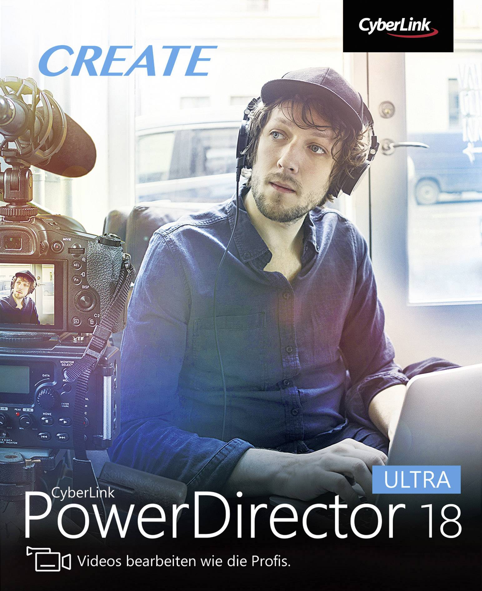 Cyberlink PowerDirector 18 Ultra version complète, 1 licence Windows Montage vidéo
