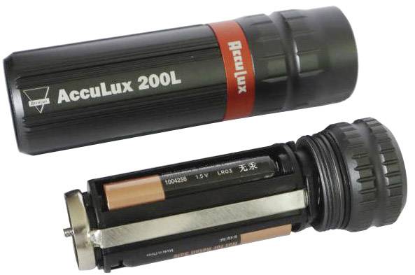 AccuLux 200L LED Lampe de poche à pile(s) 200 lm 124 g