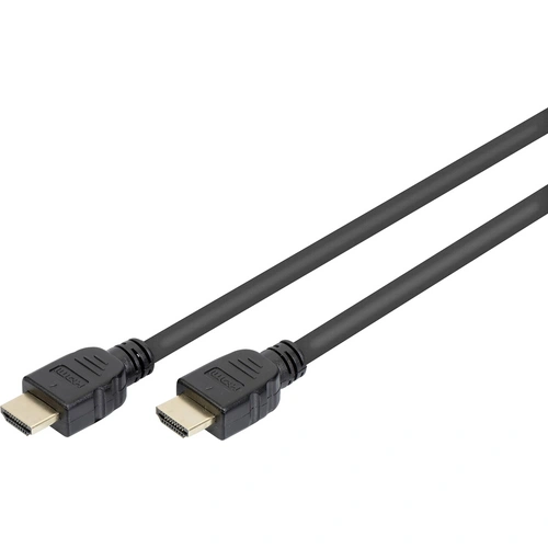 Câble de raccordement Digitus HDMI Fiche mâle HDMI-A, Fiche mâle HDMI-A 5.00 m noir AK-330124-050-S 8K UHD, contacts dorés Câble de raccordement Digitus HDMI Fiche mâle HDMI-A, Fiche mâle HDMI-A 5.00 m noir AK-330124-050-S 8K UHD, contacts dorés