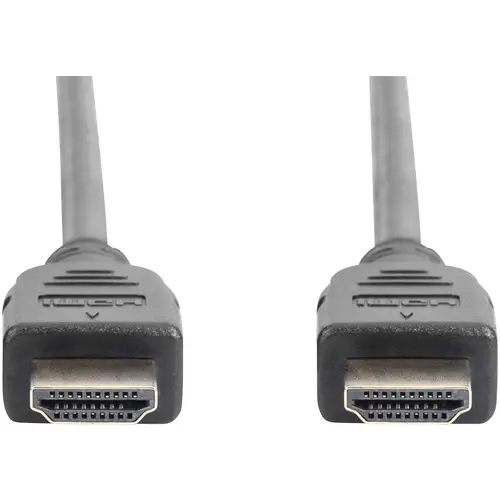 Câble de raccordement Digitus HDMI Fiche mâle HDMI-A, Fiche mâle HDMI-A 5.00 m noir AK-330124-050-S 8K UHD, contacts dorés Câble de raccordement Digitus HDMI Fiche mâle HDMI-A, Fiche mâle HDMI-A 5.00 m noir AK-330124-050-S 8K UHD, contacts dorés