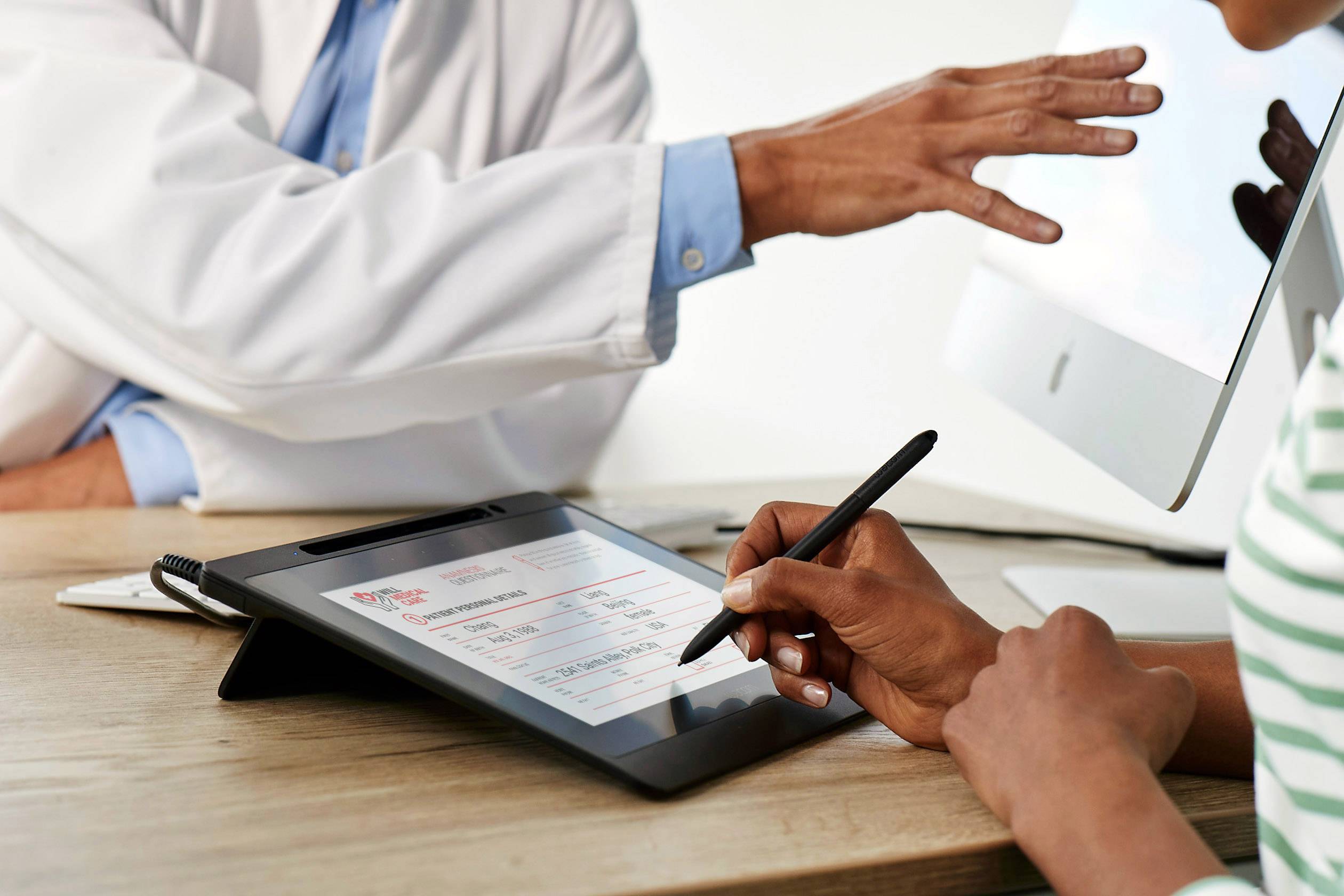 Wacom Signature Set DTU-1141B & sign pro PDF USB Écran avec stylet, tablette de signature noir