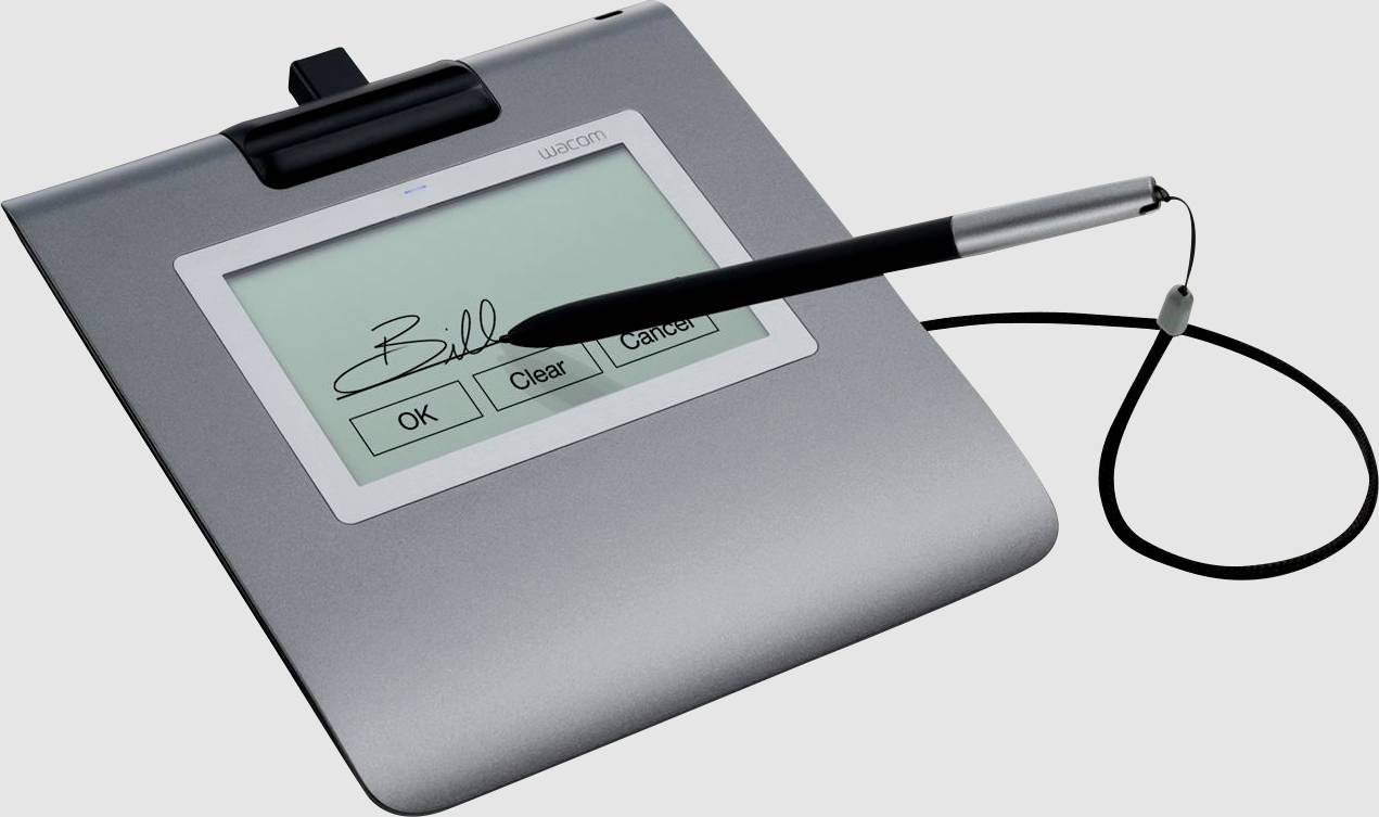 Tablette de signature Wacom Signature Set STU-430 & sign pro PDF USB Écran avec stylet, tablette de signature gris