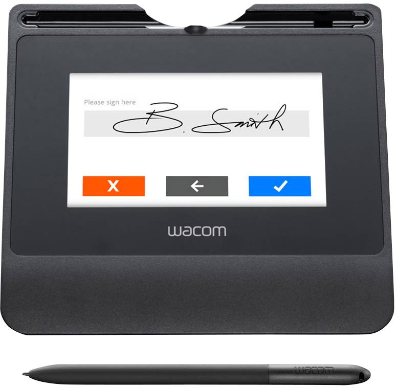 Wacom Signature Set STU-540 & sign pro PDF USB Écran avec stylet, tablette de signature noir