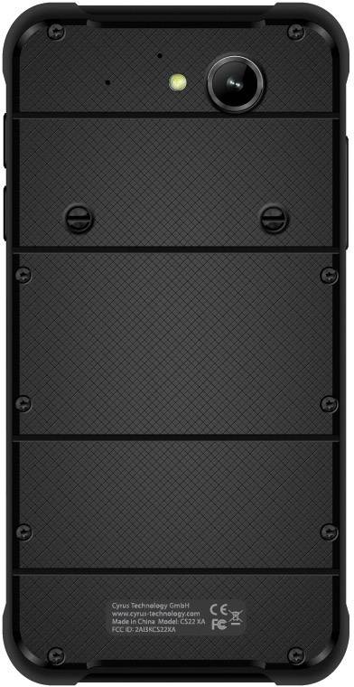 Cyrus CS22XA Smartphone 4G Outdoor 16 GB 11.9 cm (4.7 pouces) noir Android™ 9.0 double SIM