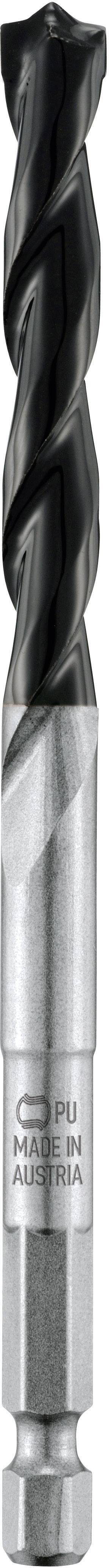Foret en métal à lame hélicoïdale et tige argentée, adapté pour le perçage précis dans les matériaux métalliques.