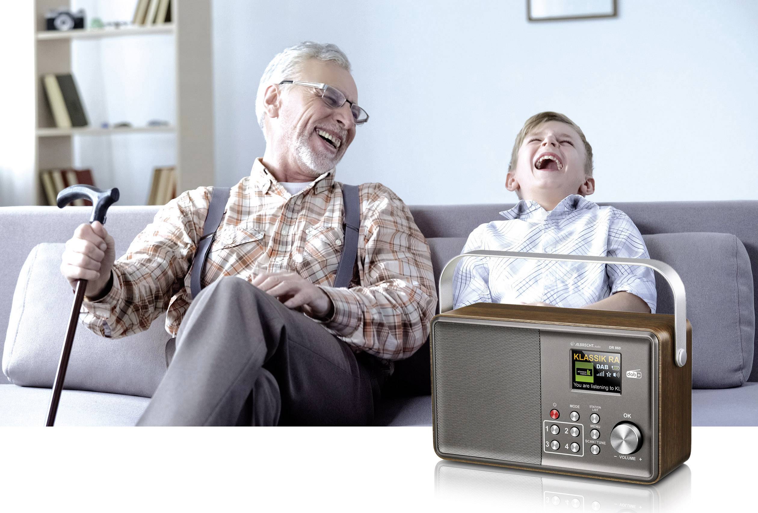 Albrecht DR 860 Senior Radio portative DAB+, FM