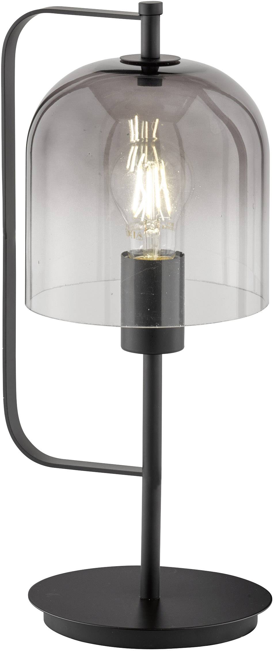 Lampe de table 1x E27 sans ampoule WOFI 833801109100 noir 1 pc(s)