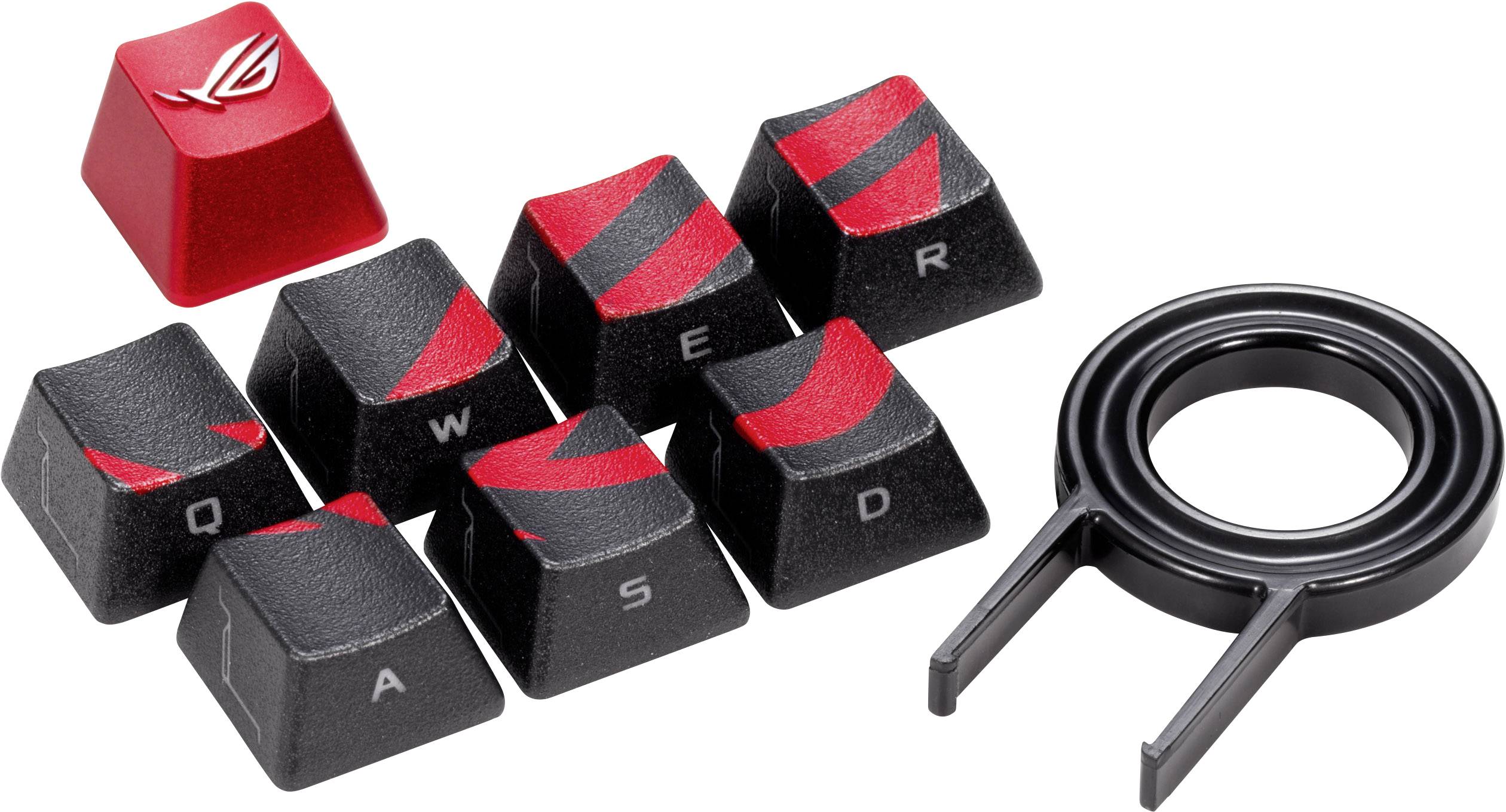 Asus ROG Keycap Set Touches de rechange noir, rouge