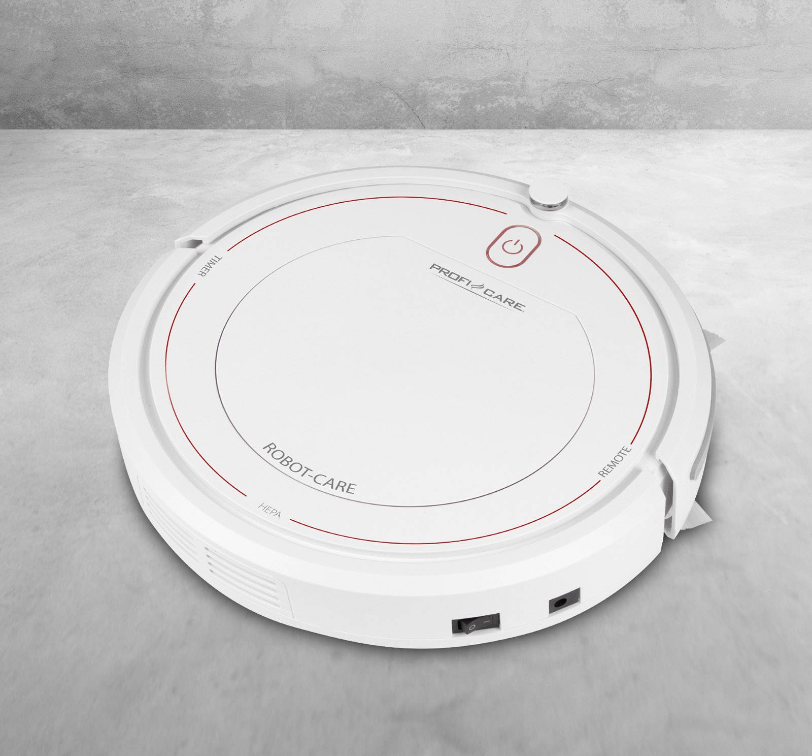 Profi-Care PC-BSR 3042 Aspirateur robot blanc commandable à distance