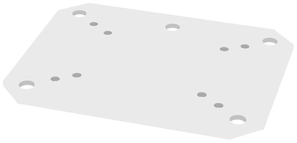 Neomounts PLASMA-M2SFPLATE Extension pour chariot TV rigide, sur pied
