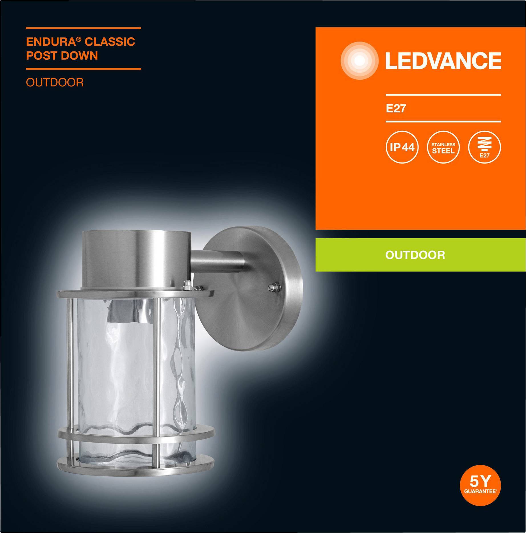 LEDVANCE ENDURA® CLASSIC POST L 4058075206526 Applique extérieure E27