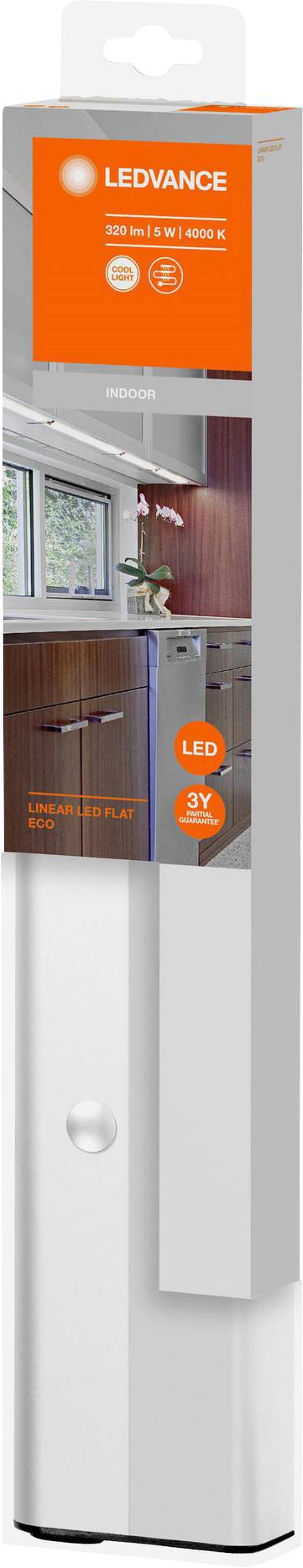 LEDVANCE Linear LED Flat L Éclairage LED pour meuble 5 W blanc neutre