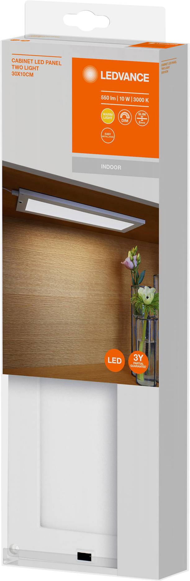 LEDVANCE Cabinet LED Panel L Éclairage LED pour meuble LED LED intégrée 10 W