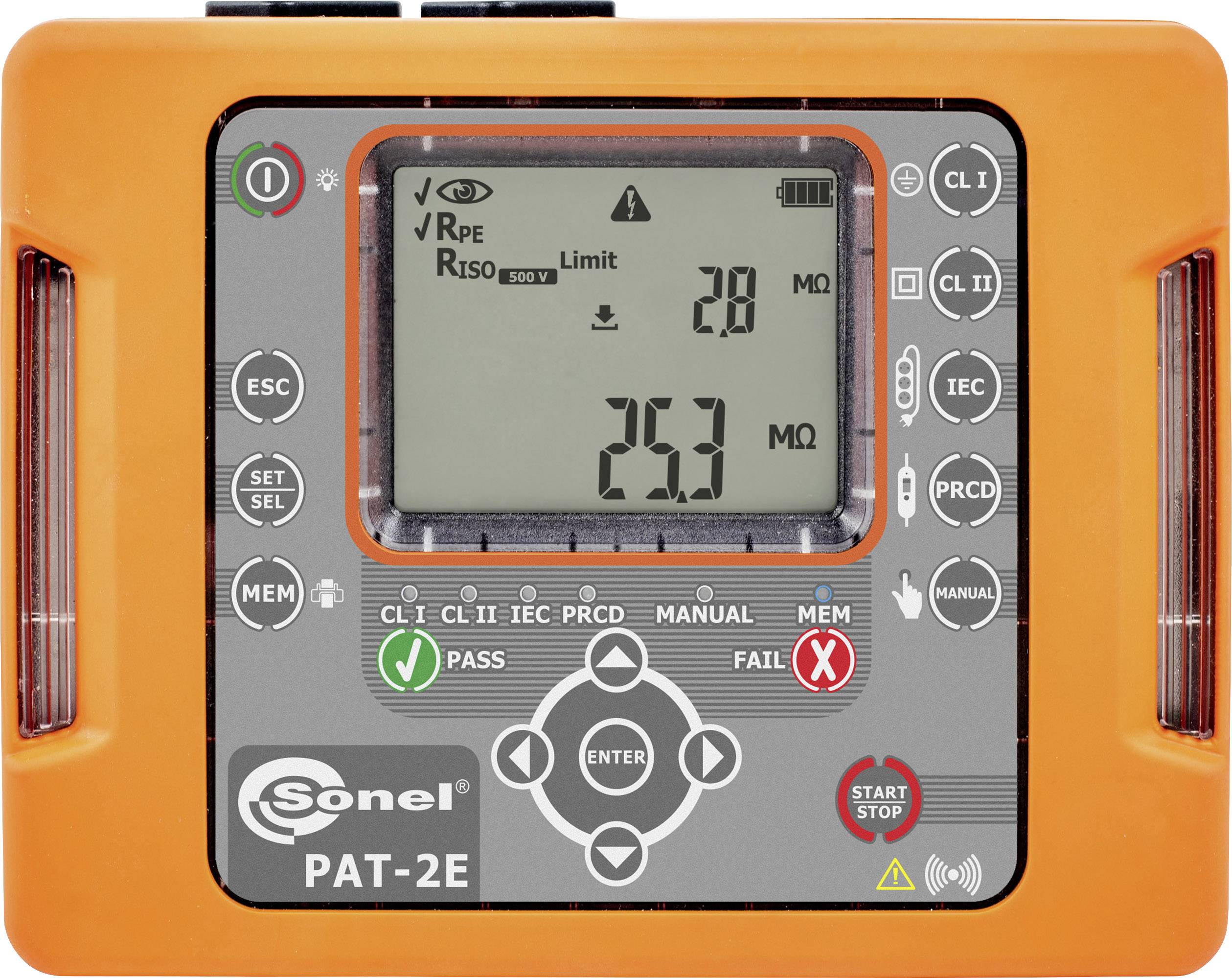 Sonel PAT-2E Testeur d'appareil Norme VDE 0701-0702