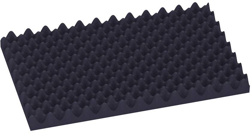 Tanos 83000035 Coussinets tampon de couvercle (L x l x H) 365 x 225 x 25 mm