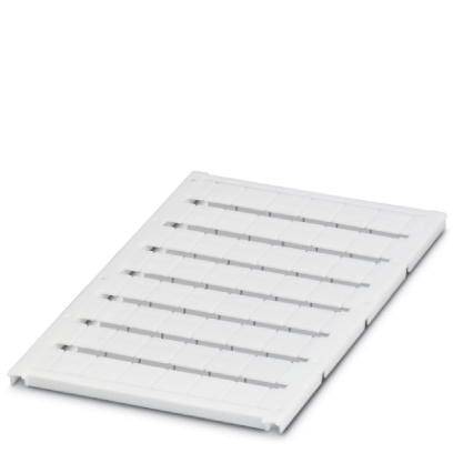 Une plaque de grille en plastique blanc avec des bords légèrement surélevés, adaptée pour couvrir ou ventiler des surfaces.
