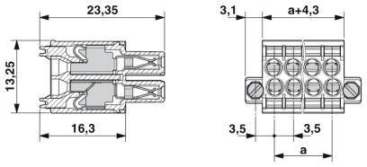 Phoenix Contact Boîtier femelle pour câble Nbr total de pôles 12 Pas: 3.5 mm 1790399 1 pc(s)