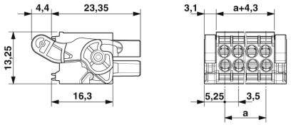 Phoenix Contact Boîtier femelle pour câble Nbr total de pôles 9 Pas: 3.5 mm 1790551 1 pc(s)