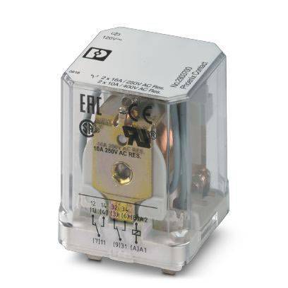 Phoenix Contact REL-PR2-120AC/2X21 Relais 120 V/AC 16 A 2 inverseurs (RT) 1 pc(s)