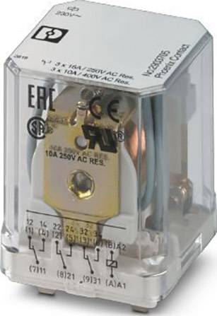 Phoenix Contact REL-PR3-230AC/3X21 Relais 230 V/AC 16 A 3 inverseurs (RT) 1 pc(s)
