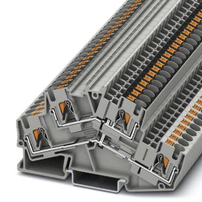 Phoenix Contact 3211848 Bloc de jonction à 2 étages Push-In gris 50 pc(s)