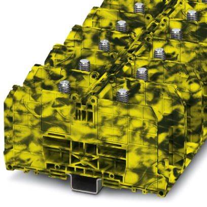 Phoenix Contact 3244628 Bloc de jonction à tige filetée raccord à boulon noir, jaune 5 pc(s)