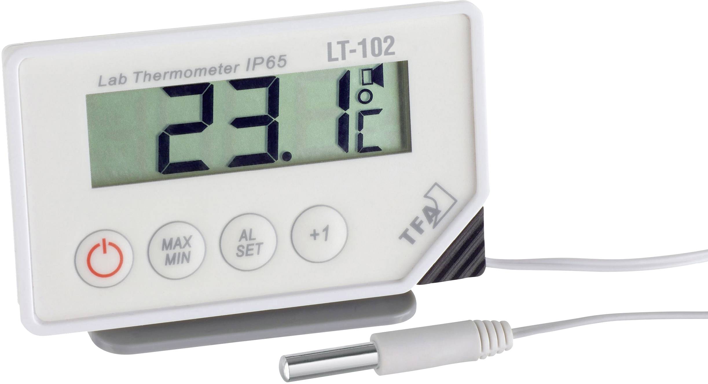 TFA Dostmann LT-102 Thermomètre filaire blanc 30.1034.K
