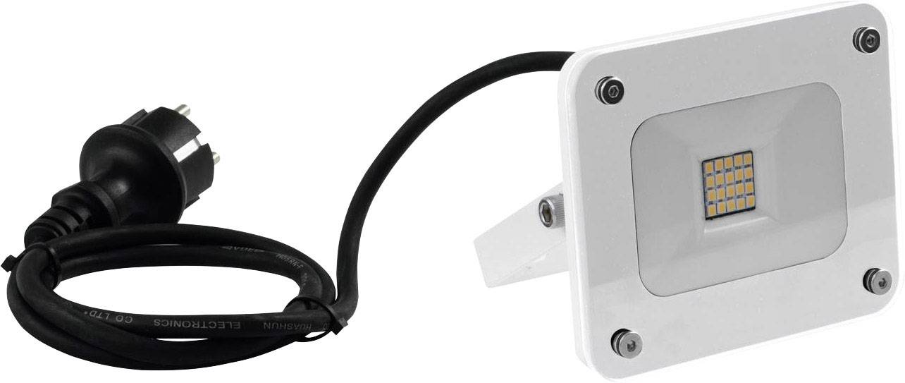 Eurolite FL-10 3000K SLIM Projecteur LED d'extérieur Nombre de LED (détails): 20 blanc