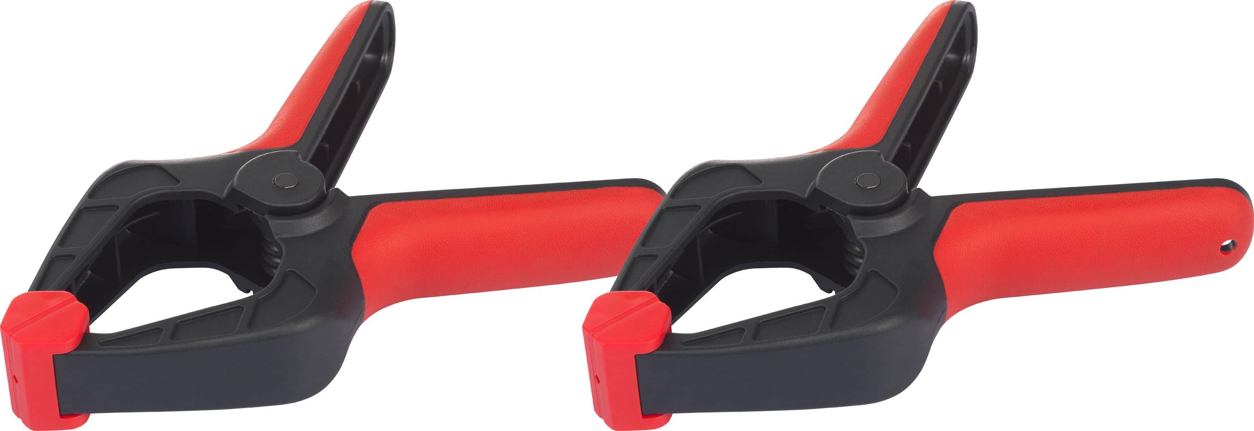 Serre-ressort 70 mm 10 kg, 2 pièces TOOLCRAFT 2226762 Envergure max.:70 mm Longueur: 160 mm Mesures d'empattement:70 mm