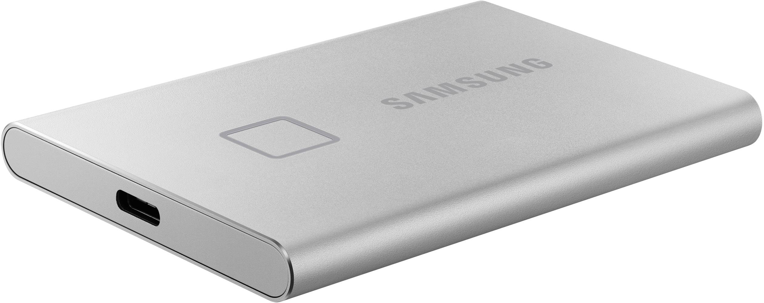 Samsung Portable T7 Touch 2 TB Disque dur externe SSD USB 3.1 (2è gén.) argent MU-PC2T0S/WW
