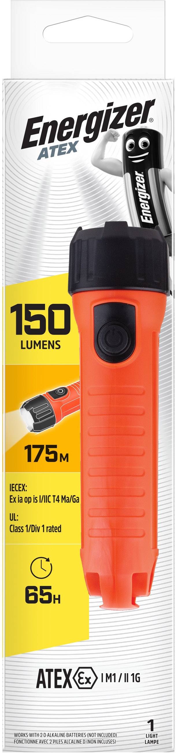 Lampe de poche N/A Energizer E301393900 IP67 N/A orange