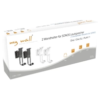 Support mural pour haut-parleur My Wall HS 17 AWL inclinable, mobile, rotatif blanc 2 pc(s) Support mural pour haut-parleur My Wall HS 17 AWL inclinable, mobile, rotatif blanc 2 pc(s)