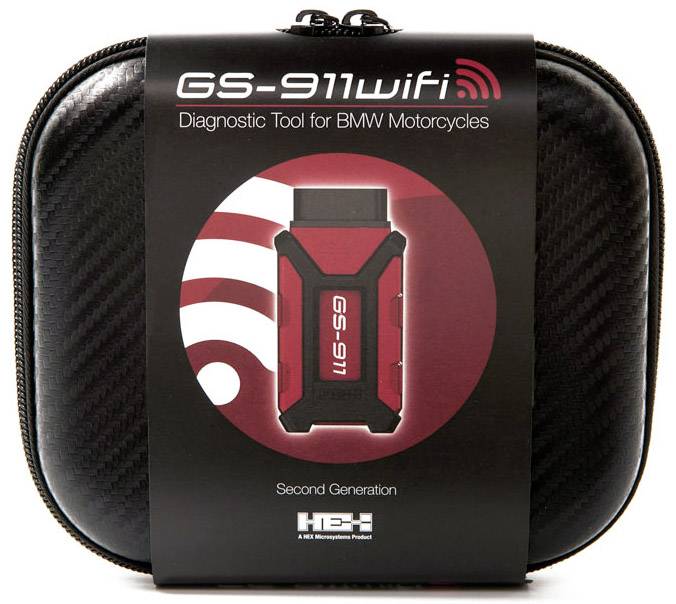 HEX GS-911 WiFi Hobby Testeur OBD2 pour moto adapté pour (marque automobile): BMW (Motorrad) 10 véhicules