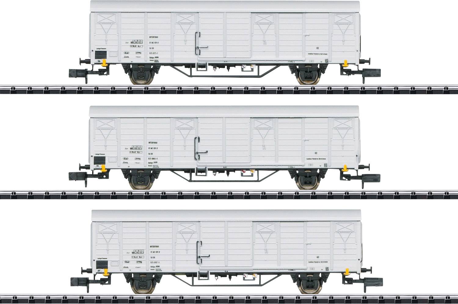 MiniTrix 15316 Lot de wagons de marchandises n train de refroidissement de la DR Ibblps