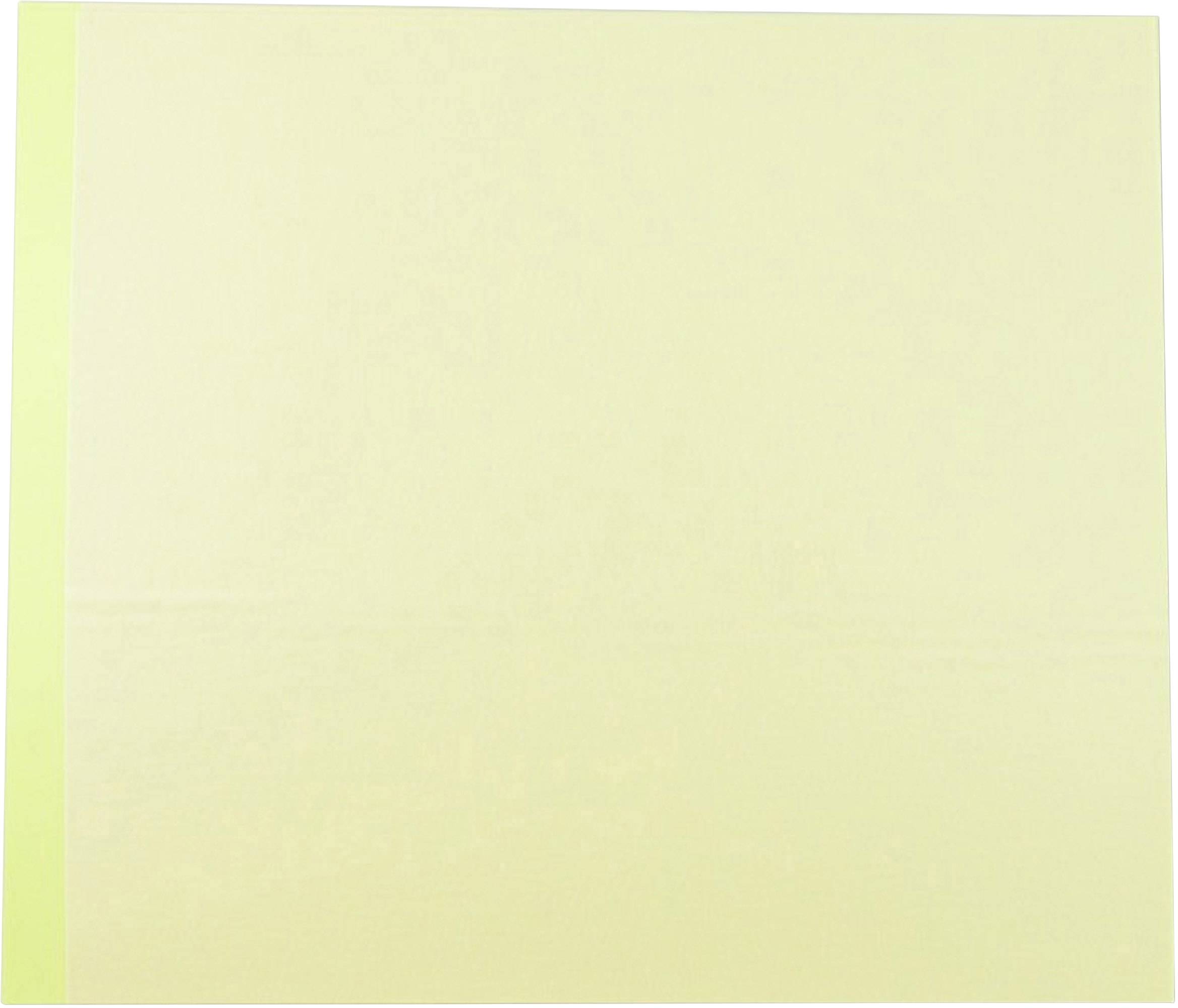 Un fond simple de couleur jaune pâle avec une fine bande vert clair sur le bord gauche.