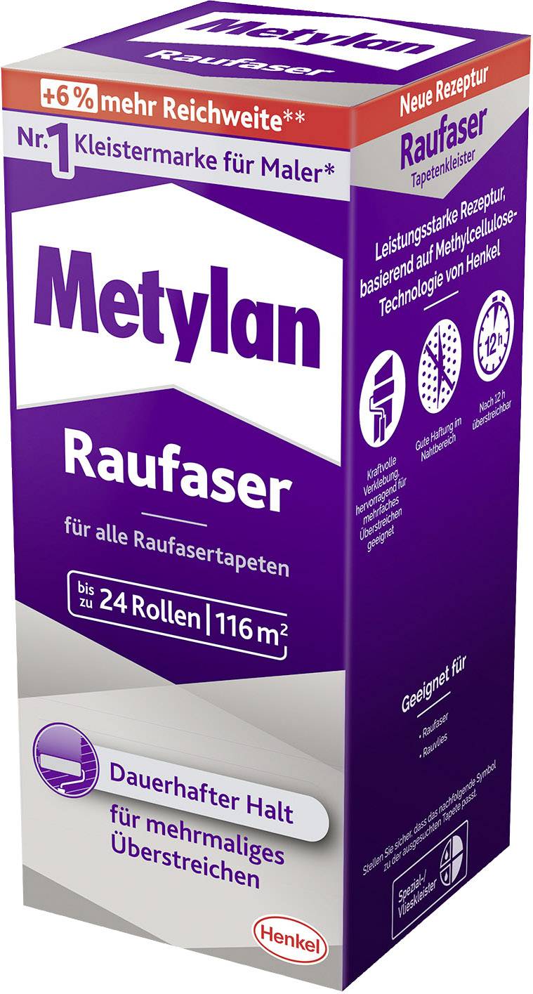 Metylan Raufaser Colle pour papier peint MPR08 720 g