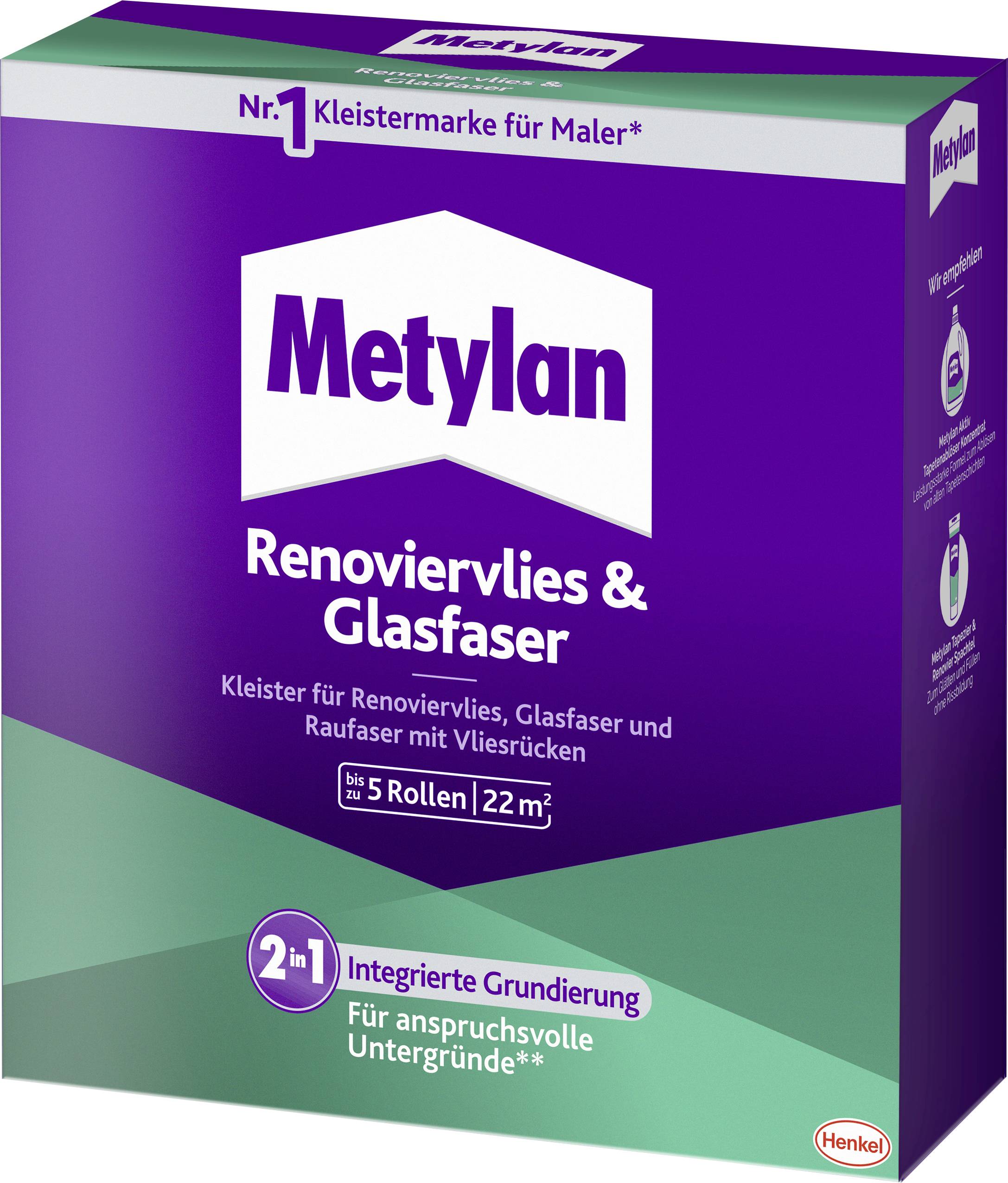 Metylan Renoviervlies & Glasfaser Colle pour papier peint MPRV5 500 g