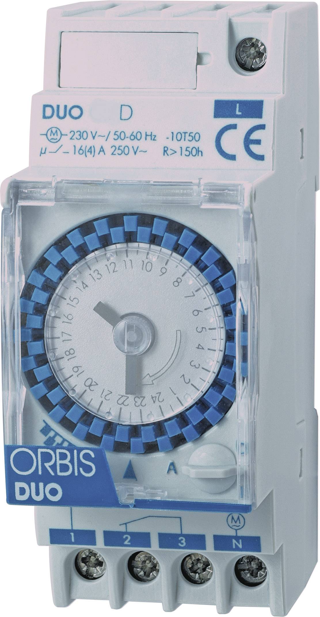 ORBIS Zeitschalttechnik DUO D 230 V Programmateur horaire pour rail analogique 230 V/AC