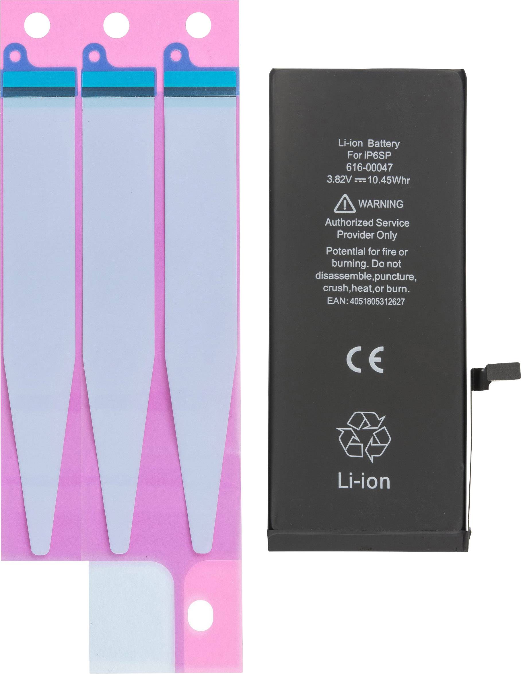 WECELL Batterie pour téléphone portable iPhone 6S Plus 2750 mAh