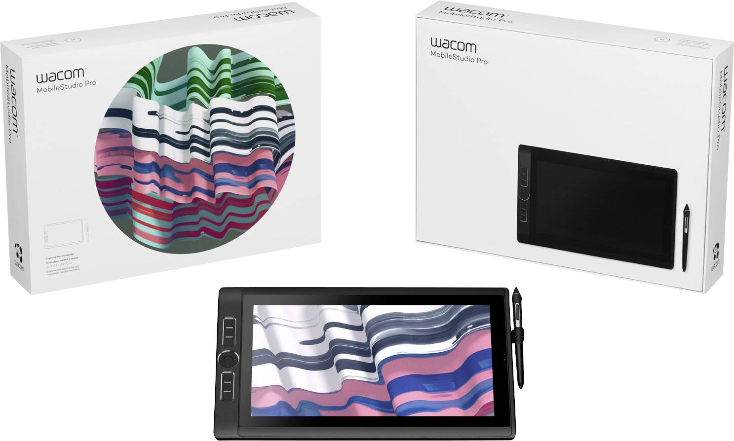 Wacom MobileStudio Pro 13 WiFi 512 GB noir Tablette Windows () 2.7 GHzIntel® Core™ i7;Windows® 10 Pro2560 x 1440 Pixel