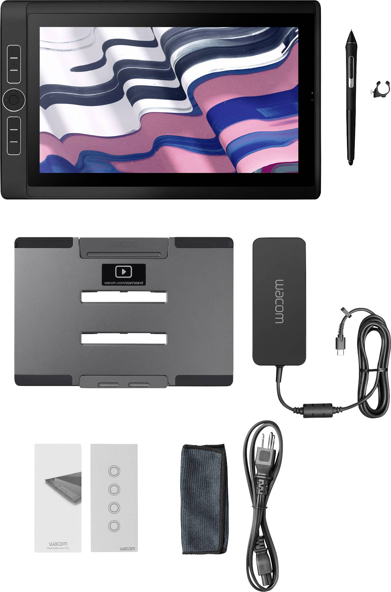 Wacom MobileStudio Pro 13 WiFi 512 GB noir Tablette Windows () 2.7 GHzIntel® Core™ i7;Windows® 10 Pro2560 x 1440 Pixel