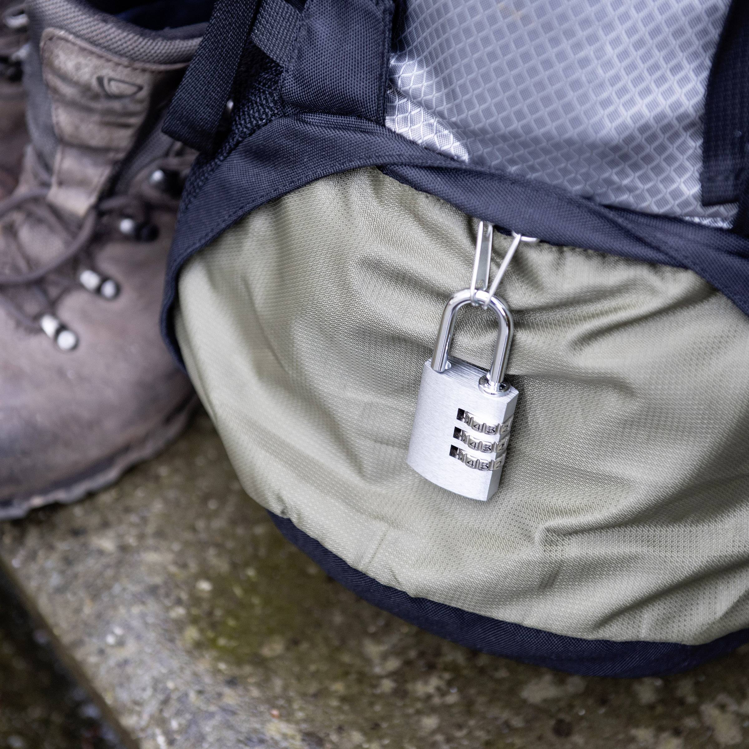 YALE Y151B/30/125/1 Cadenas 30 mm argent avec serrure à combinaison