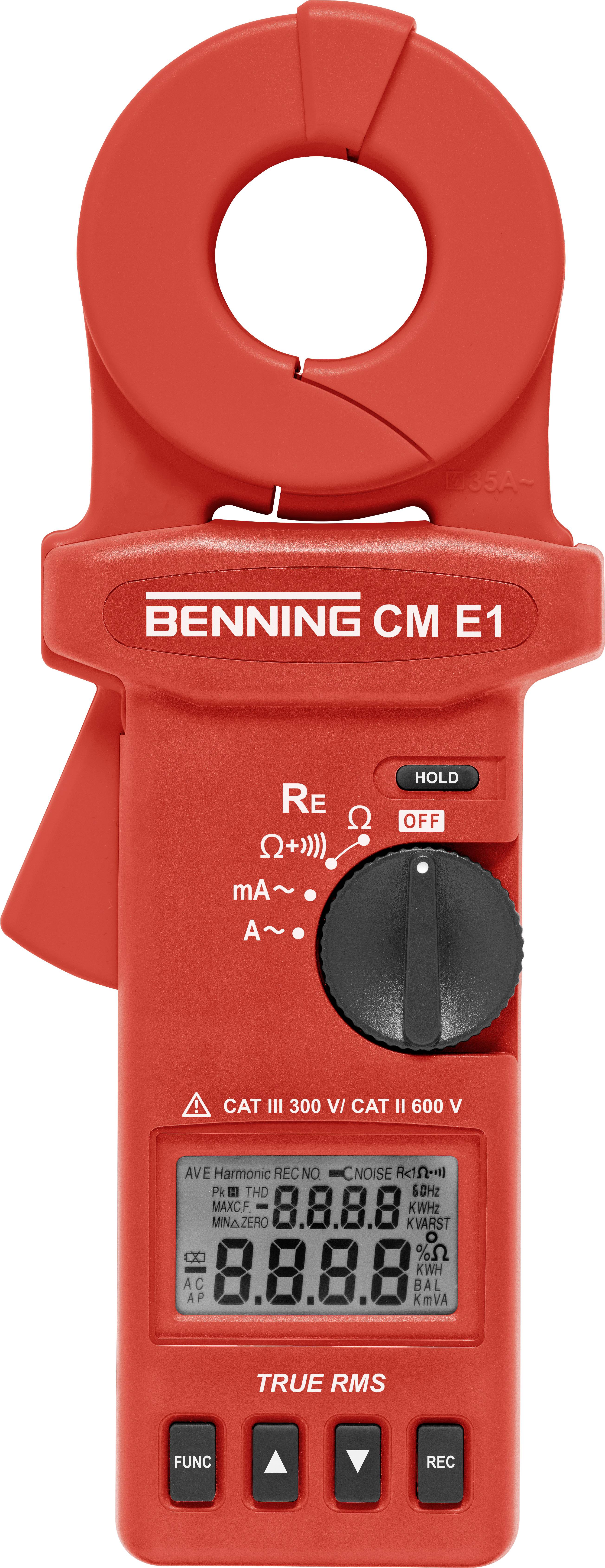 Instrument de mesure de résistance de terre Benning CM E1