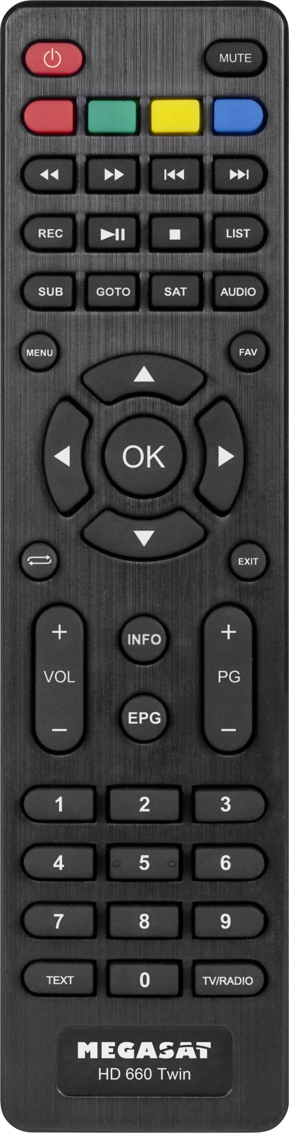 MegaSat HD 660 Twin Récepteur SAT fonction enregistrement, port Ethernet Nombre de tuners: 2