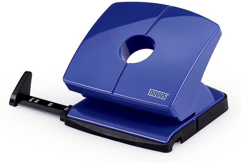 Novus Office 60-B22003 Perforateur de bureau Locher B220 mit AS 20Blatt blau bleu 20 feuilles (80 g/m²)