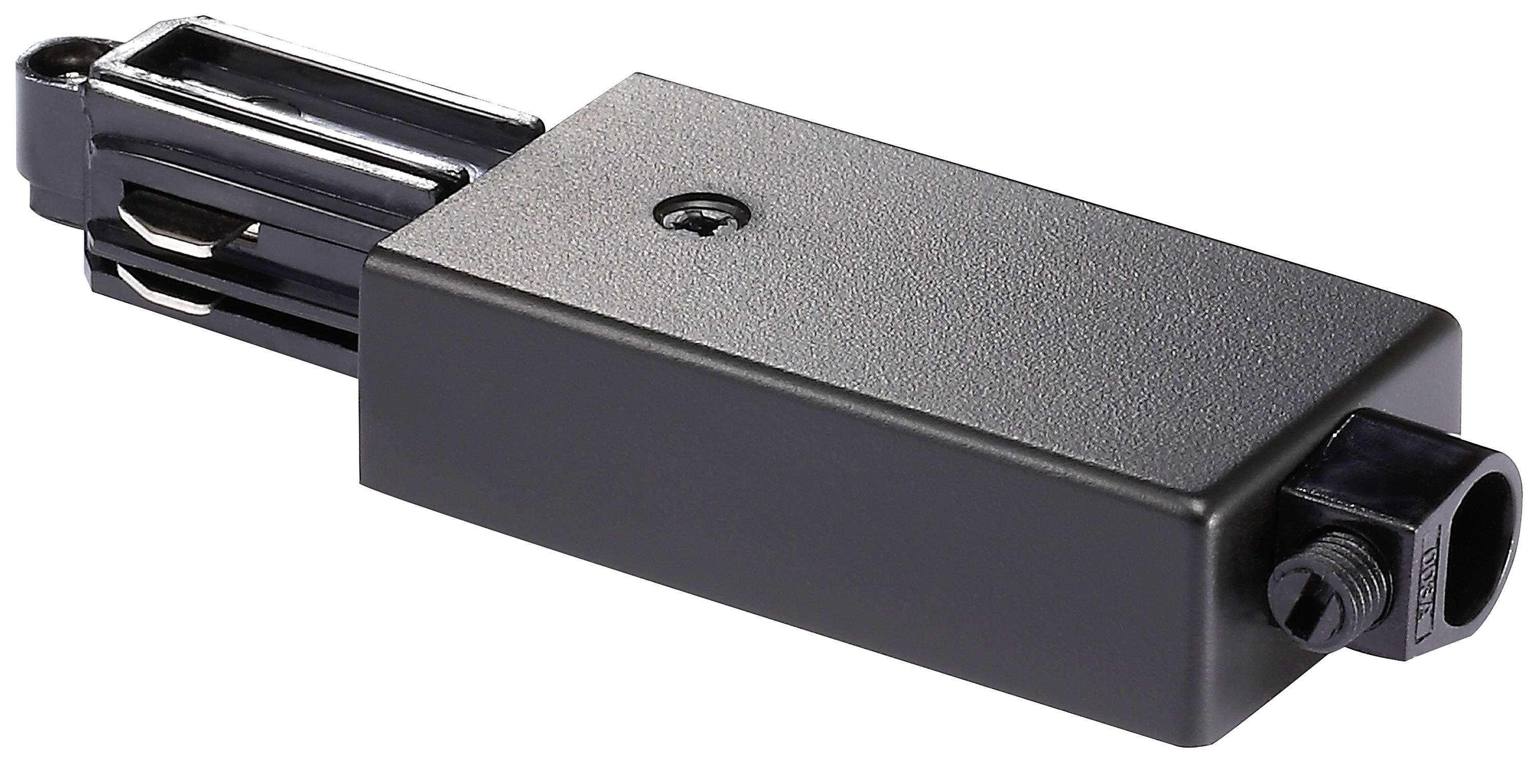 Nordlux Link Elément pour système d'éclairage sur rail haute tension Alimentation électrique noir 79039903 Linkadapter