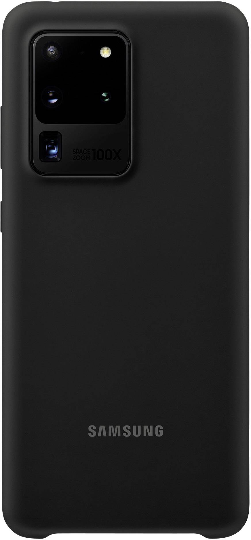 Samsung Silicone Cover Coque Samsung Galaxy S20 Ultra 5G noir